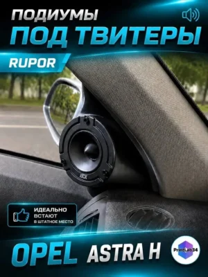 Основа подиумов двери под рупоры для OPEL ASTRA H