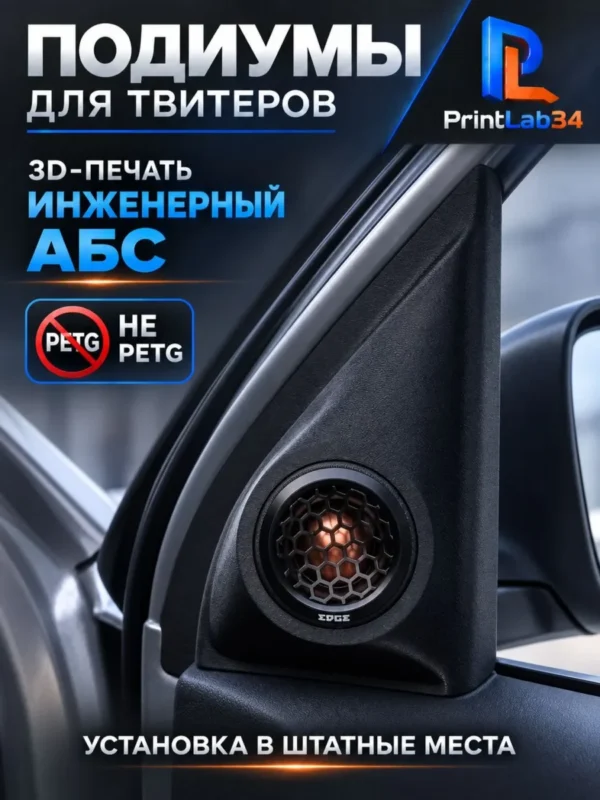 Подиумы в двери под твитеры, пищалки, динамики для KIA CERATO 2 — фото 2 — Стандартные уголки в двери на KIA CERATO второе...