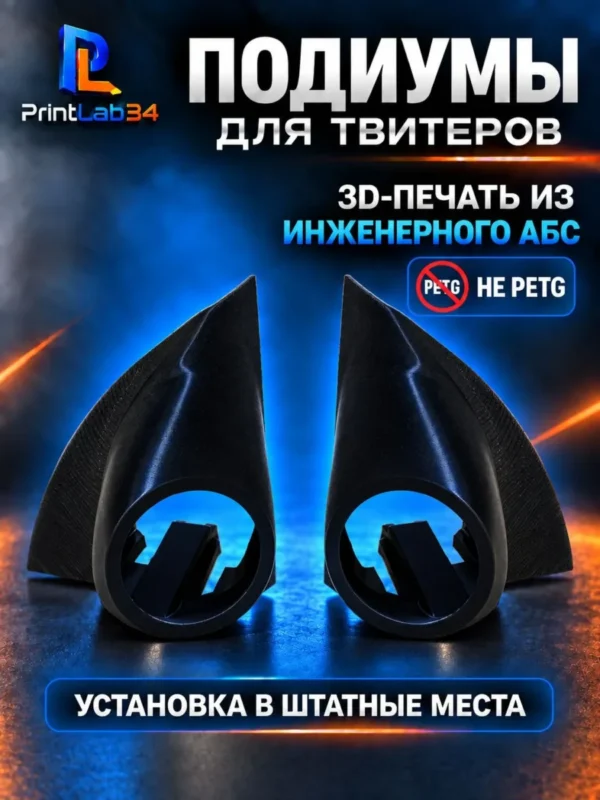 Подиумы в двери под твитеры, пищалки, динамики для Hyundai Solaris 2 — фото 2 — Стандартные уголки в двери на Hyundai Sola...