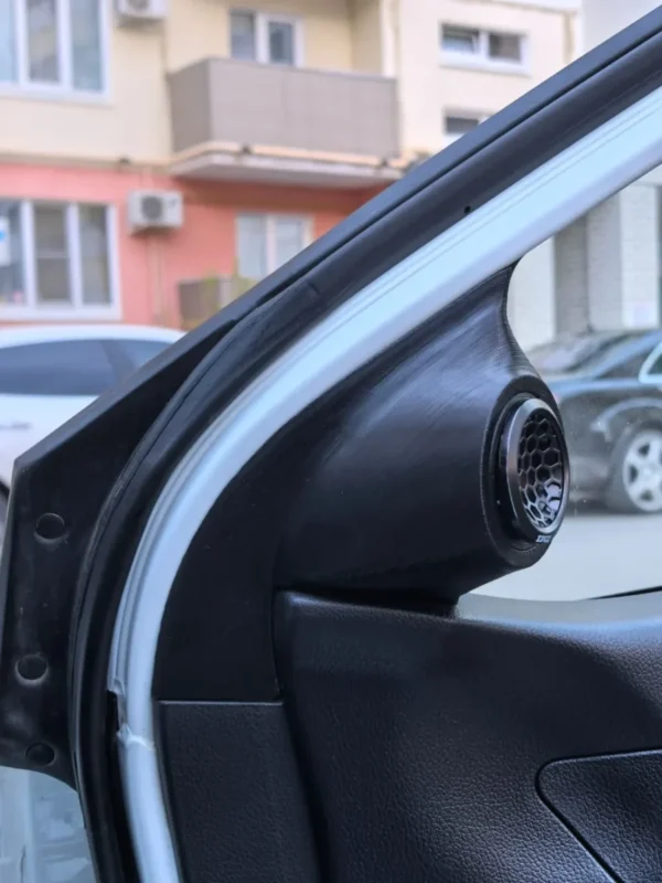 Подиумы в двери под твитеры, пищалки, динамики для KIA RIO 3. — фото 4 — Комплект подиумов под твитеры для автомобиля КИА ...